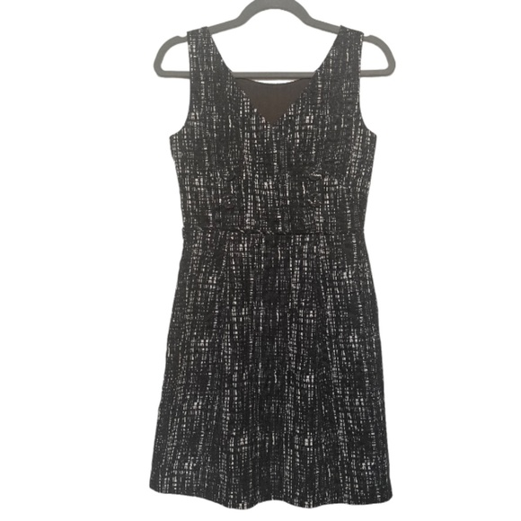 J. Crew HOLIDAY Dress Womens Sz 0/2 Grey Tweed Sheath Sleeveless Lined Zipper - Picture 3 of 14